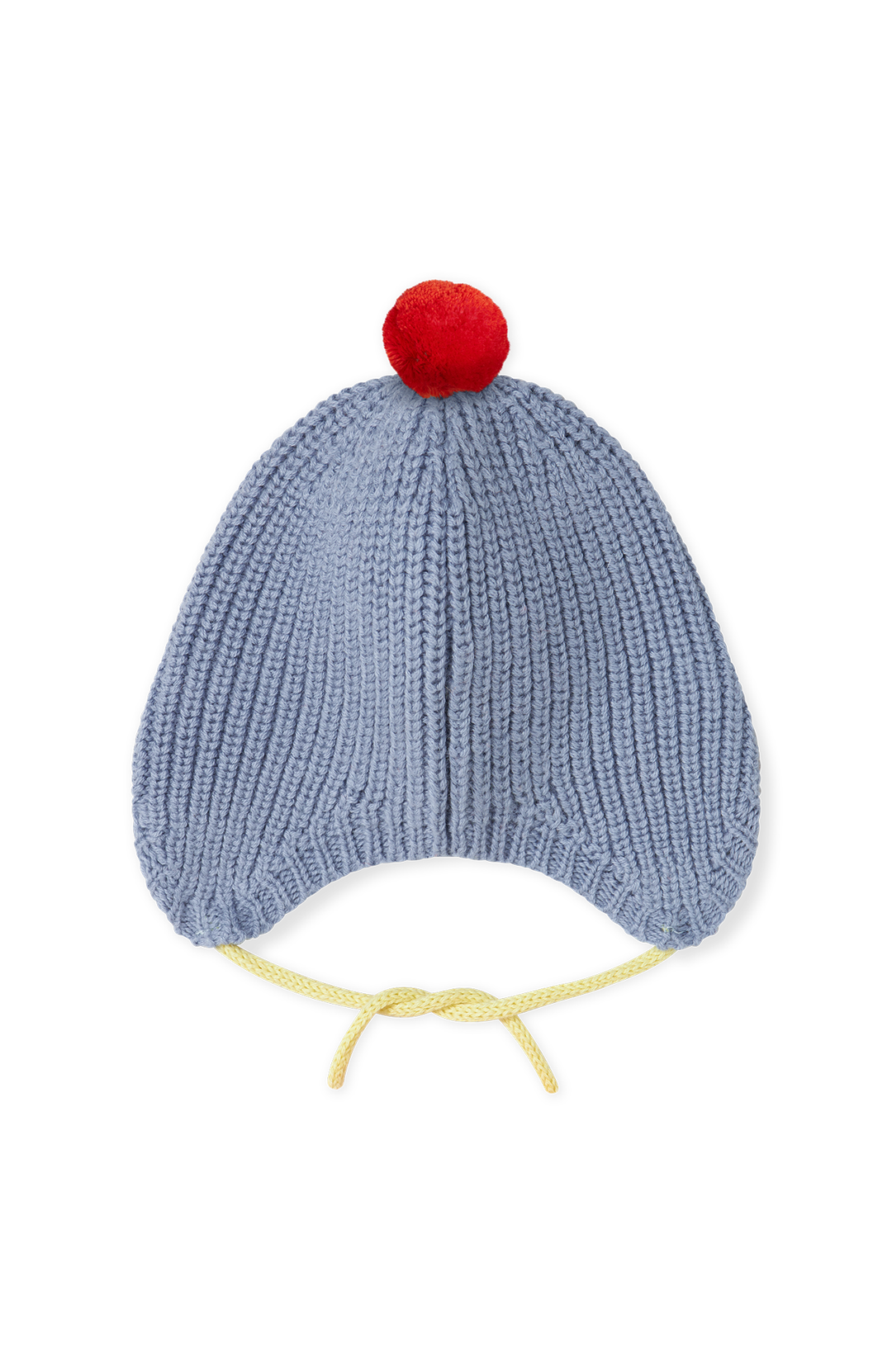 Aly Baby Pompom Heavy Knit - Bright Sky