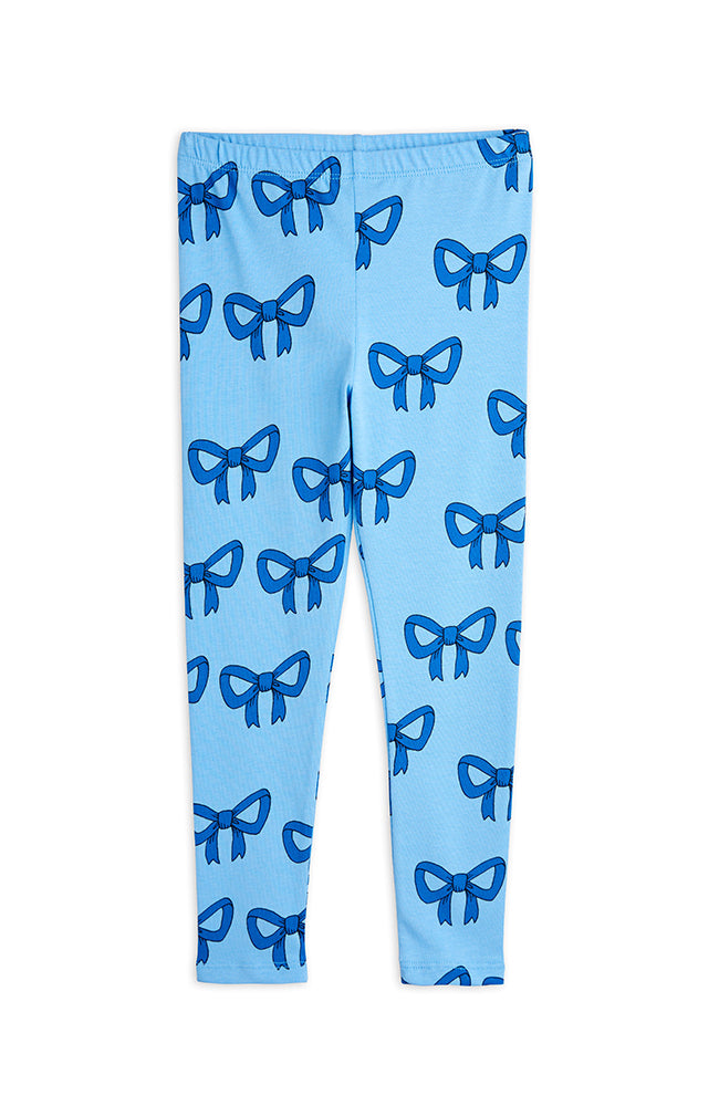 Bow Leggings - Blue