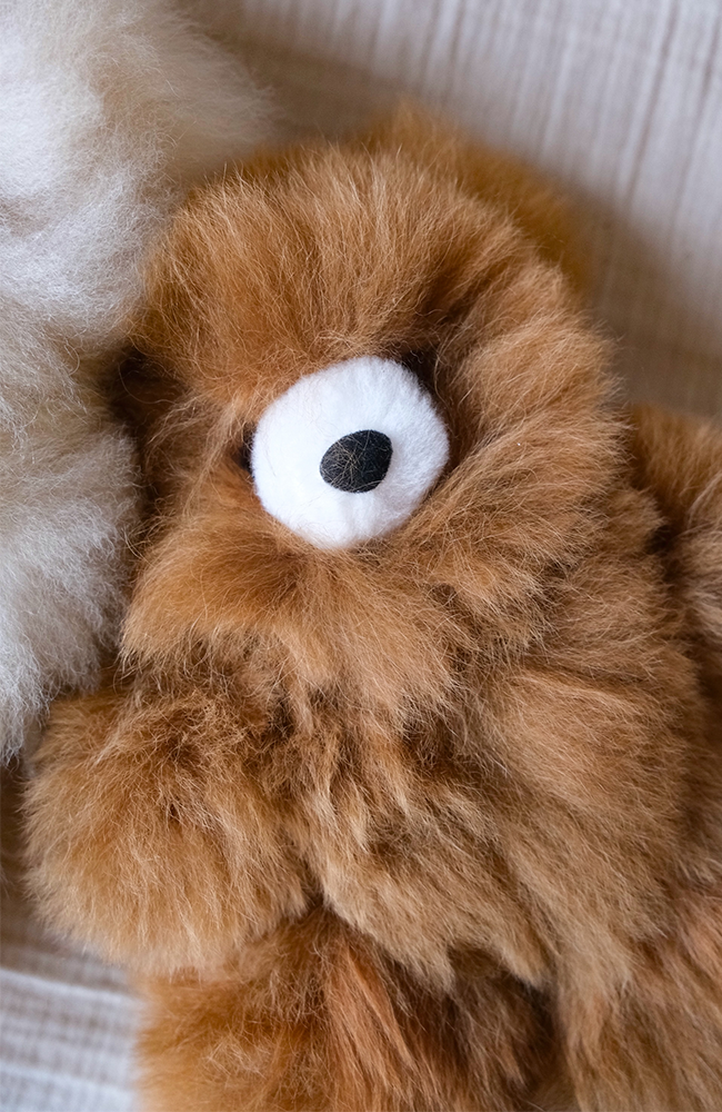 Alpaca Fur Bear - Camel