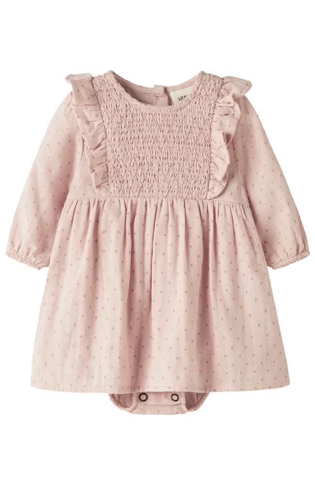 Dembe LS Loose Body Dress - Peach Whip