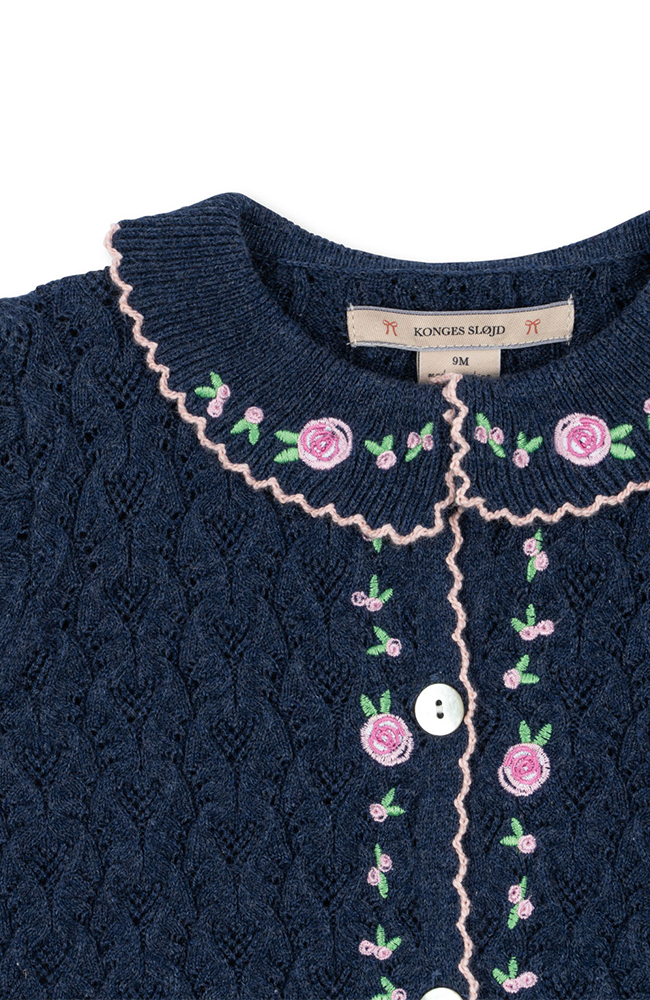 Rosier Cardigan - Ensign Blue Konges Slöjd Cardigan