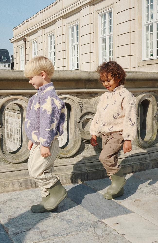 Jody Teddy Jacket - Dino Mist Konges Slöjd ytterkläder