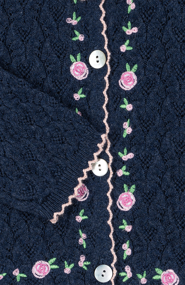 Rosier Cardigan - Ensign Blue Konges Slöjd Cardigan