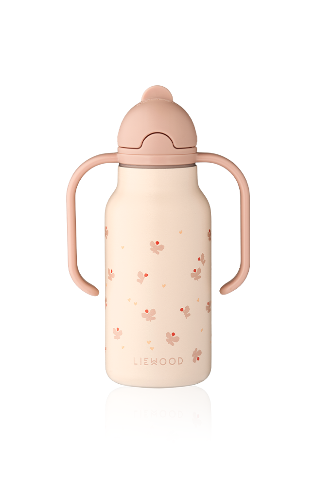 Kimmie Water Bottle 250 ml - Mini Butterfly/Apple Blossom