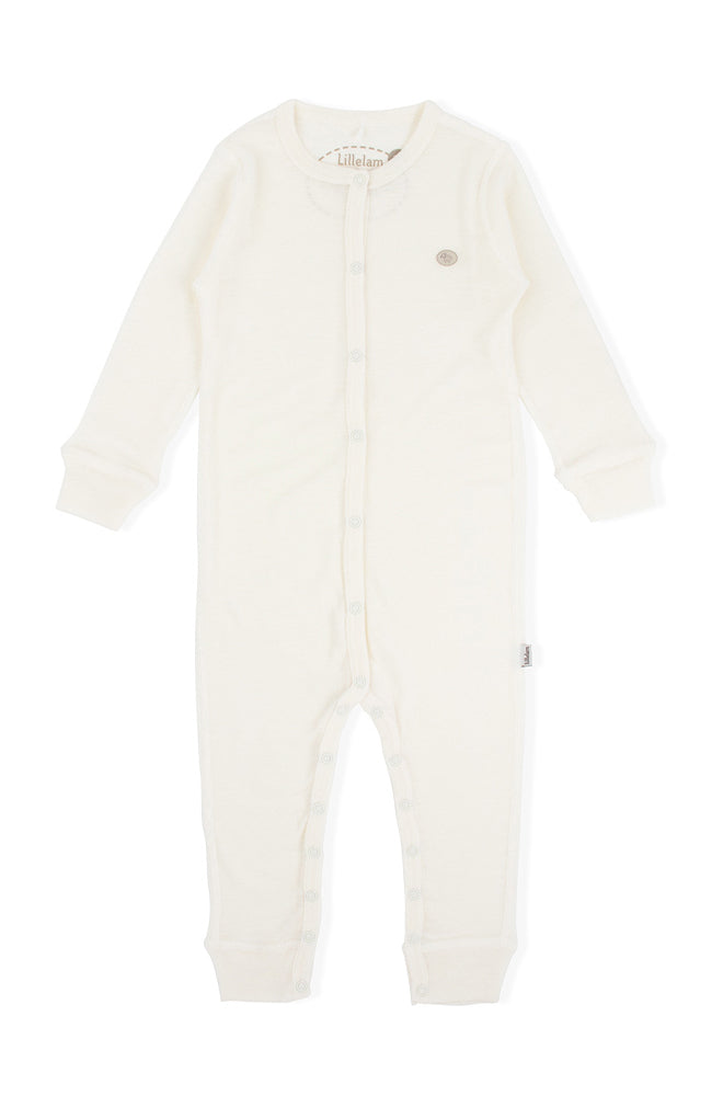 Merino Onesie Premature - White Lillelam Onepiece