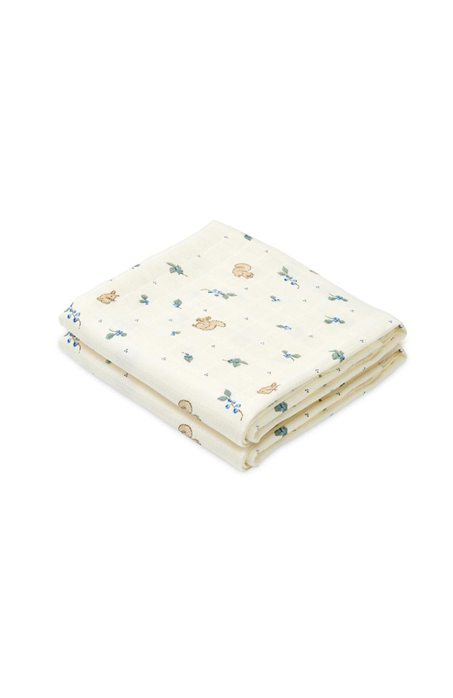 Muslin Cloth 2-pack - Blueberries