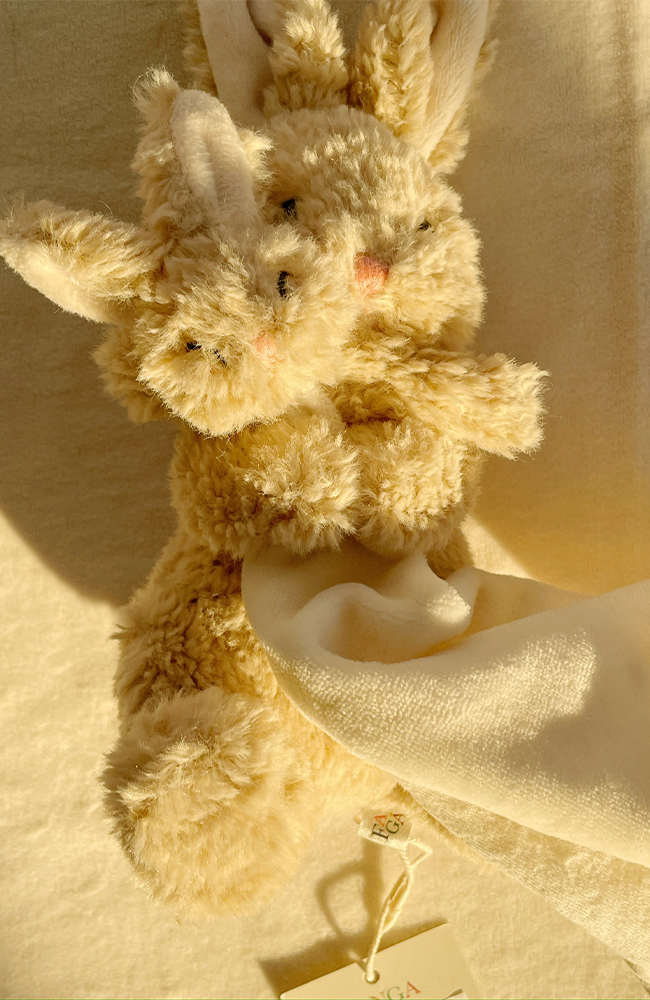 Piccobino Snuggle - Oyster Grey Fanga Fontana Mjukdjur