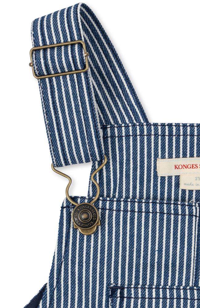 Luc Overalls - Blue Stripe