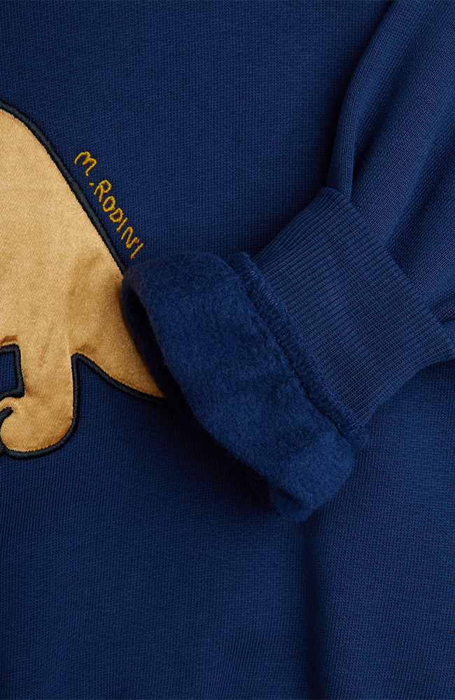 Dino application sweatshirt - Blue Mini Rodini Tröja