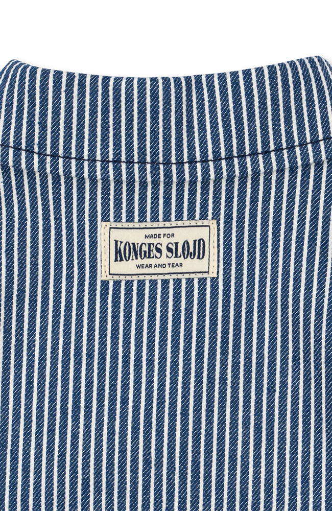 Luc Shirt Jacket - Blue Stripe