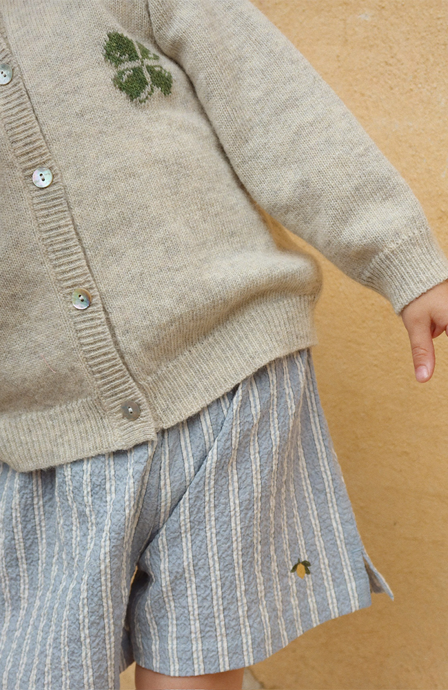 Billi Knit Cardigan - Off White Melange