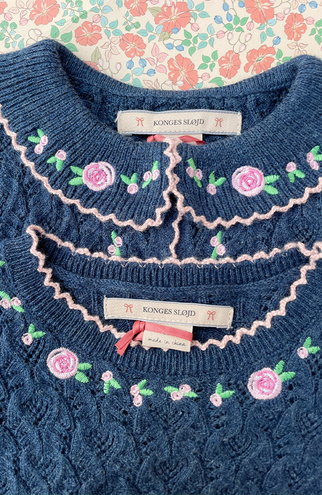 Rosier Cardigan - Ensign Blue Konges Slöjd Cardigan