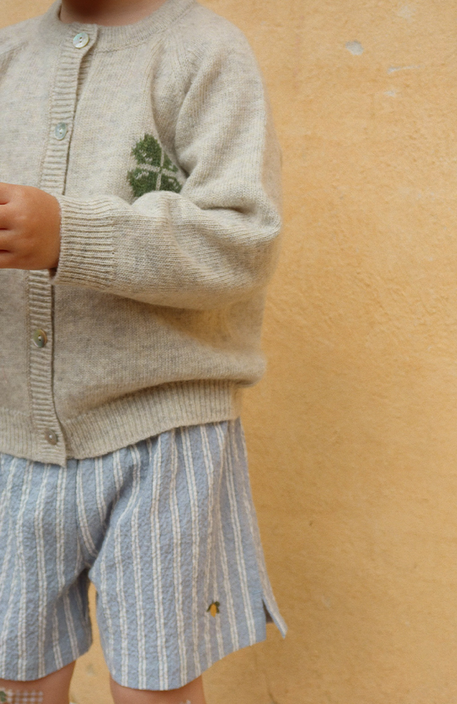 Billi Knit Cardigan - Off White Melange