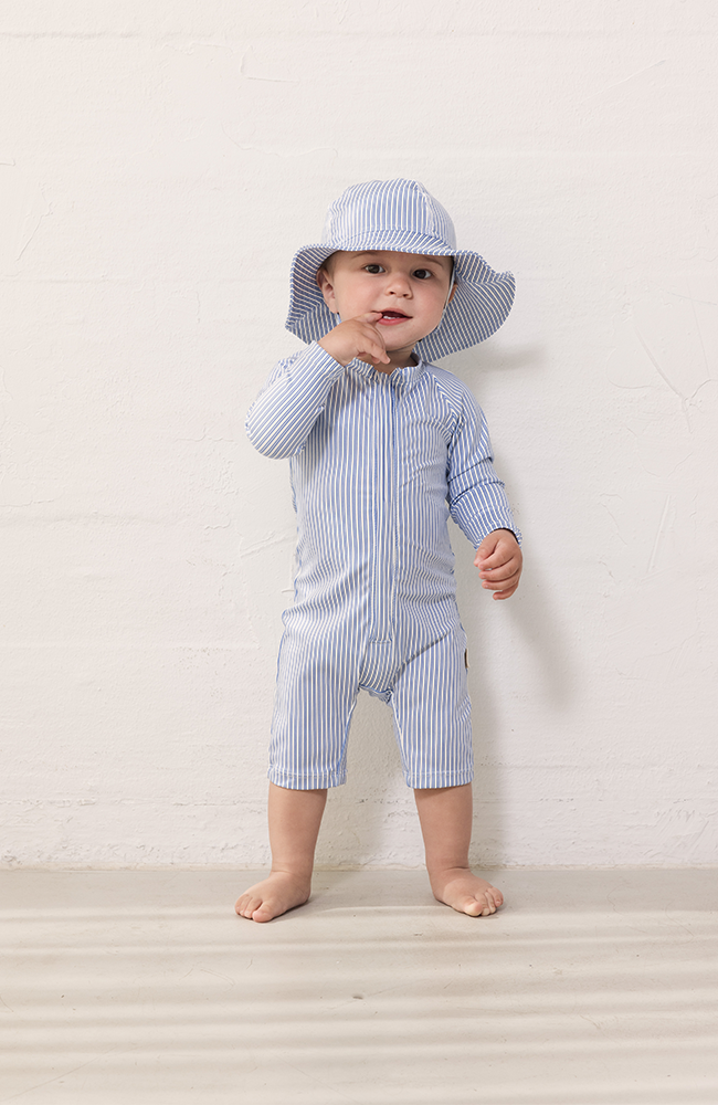 Swal Baby Swimsuit - Bolich Blue Stripe
