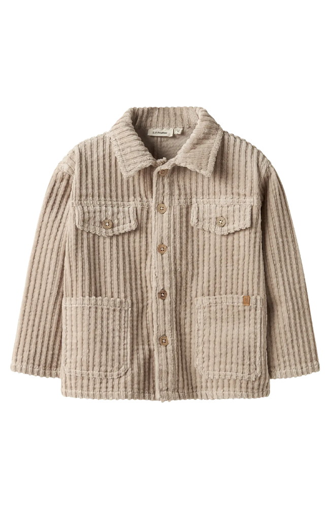 Raul Loose Cord Shirt - Oxford Tan