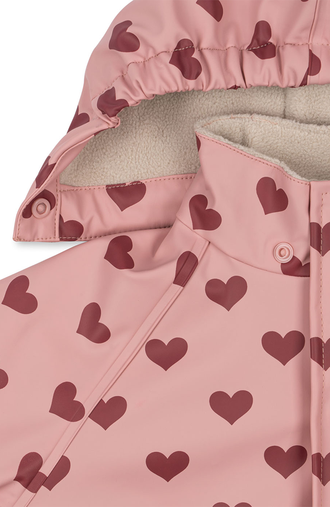 Rainy Palme Set - Amour Pink Konges Slöjd ytterkläder