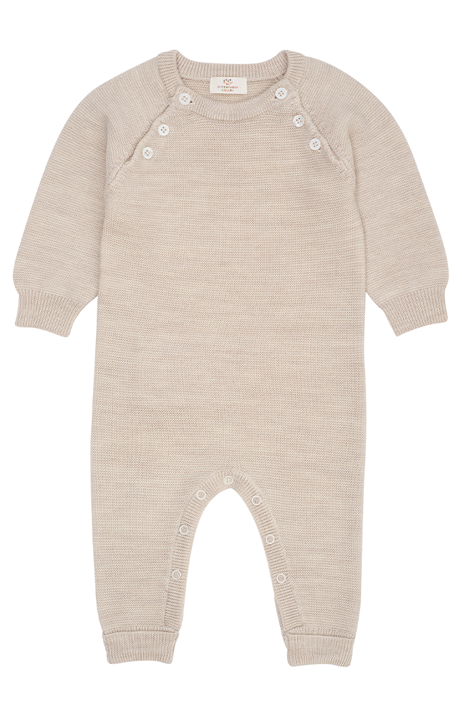 Merino Baby Full Body - Pale Cream Melange
