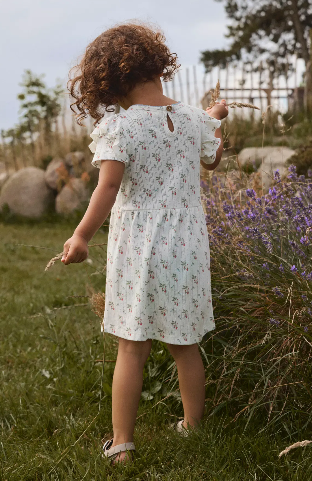 Rachello SS Dress - Coconut Milk Strawberry