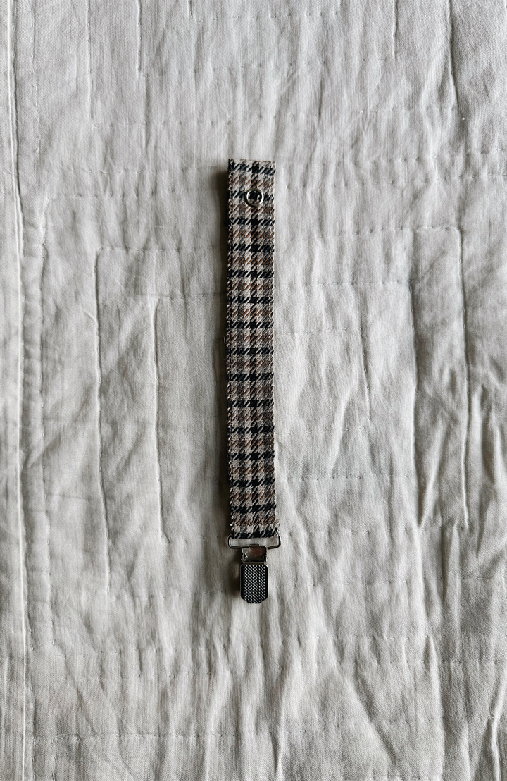 Pacifier Clip - Tweedy
