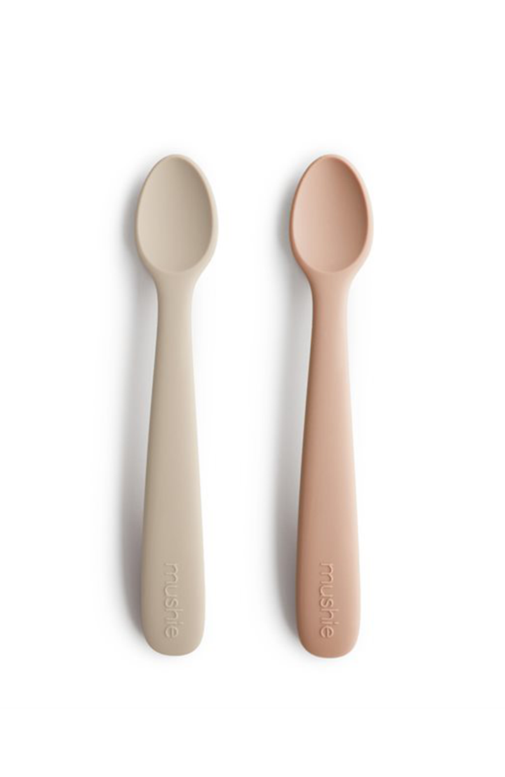 Feeding Spoons 2-Pack - Blush/Shifting Sand