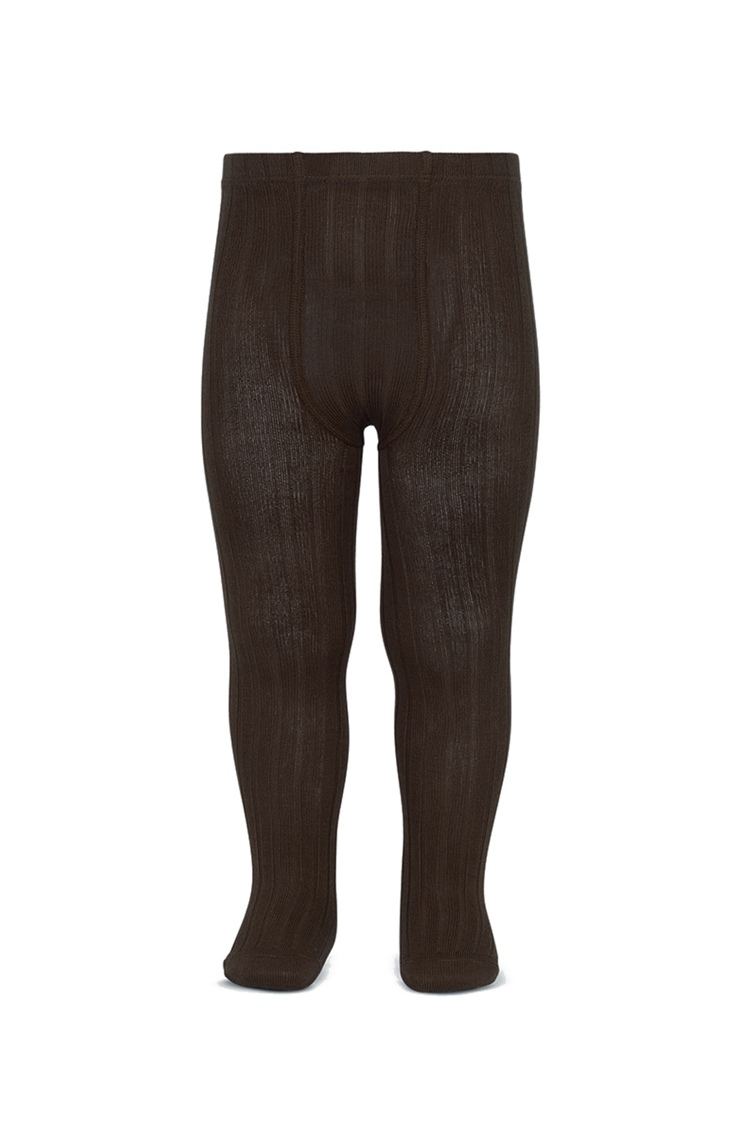 Basic Rib Tights - Dark Brown