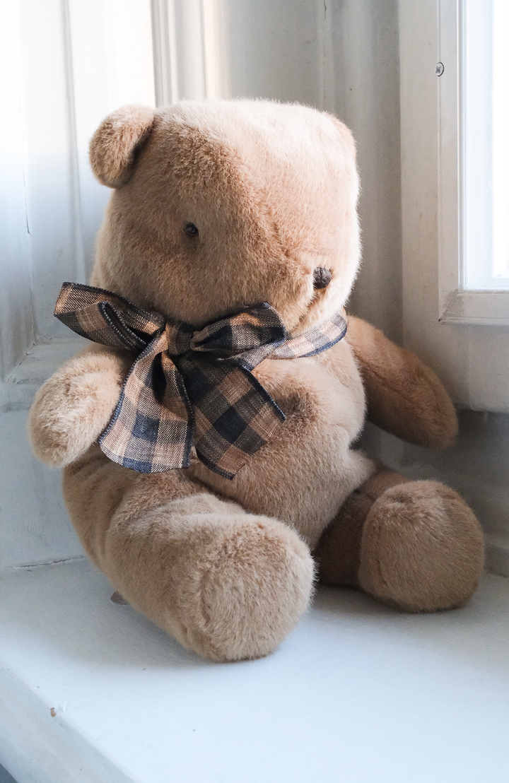 Teddy Bear Plush, Small - Mushroom