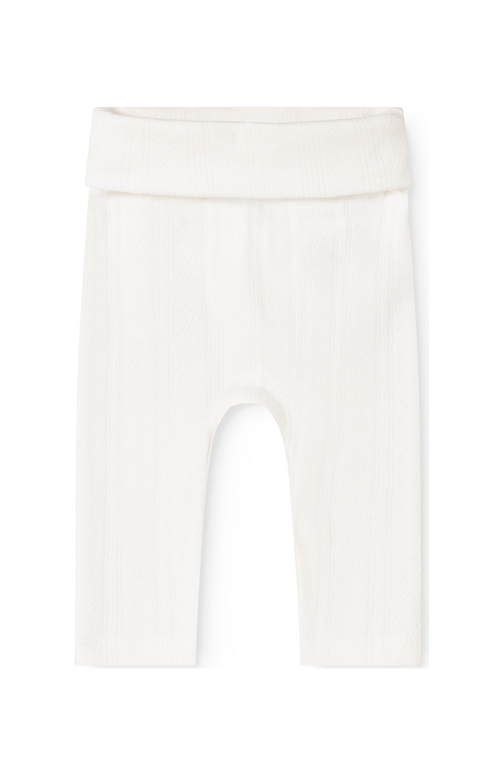 Piva Modal Pointelle Pants - Gentle White