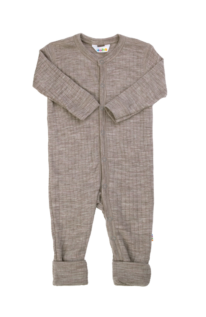 Wool Onesie 2 in 1 - Sand