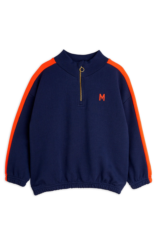 Panel emb Sweatshirt - Blue