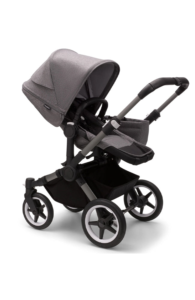 Donkey 5 Mono Complete - Graphite/Grey Melange Bugaboo Donkey