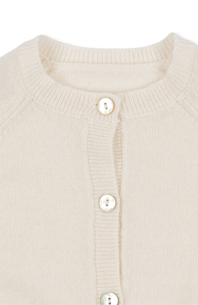 Savora Cardigan - Antique White Fanga Fontana Cardigan