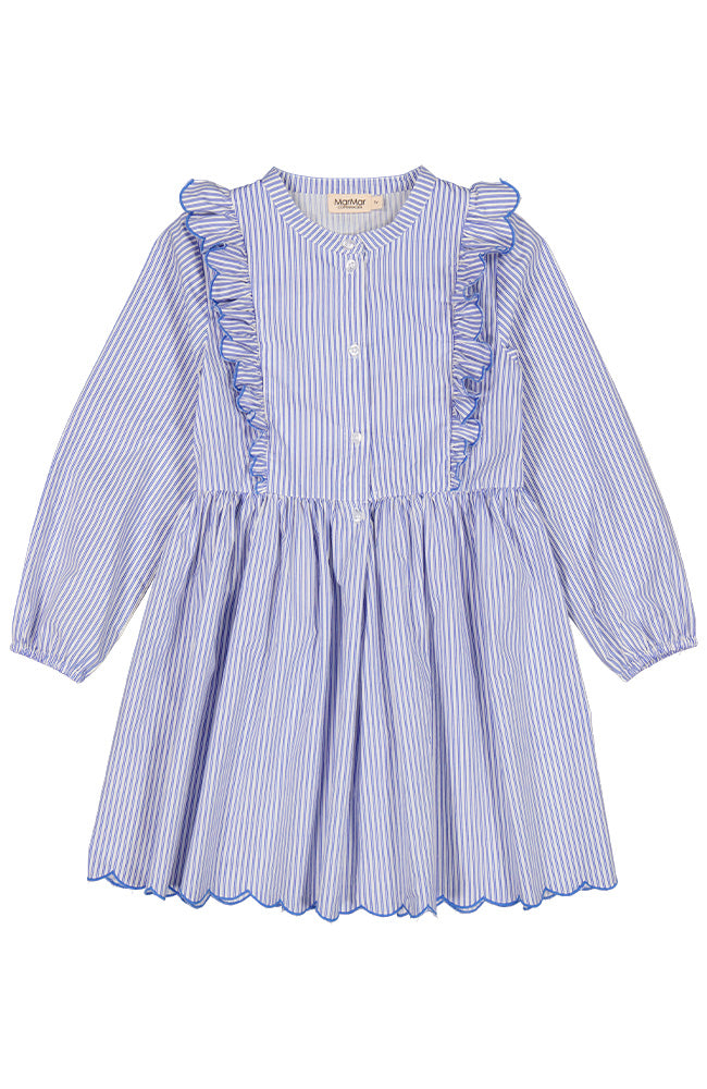 Deidra Dress Poplin - Bolich Blue Strips