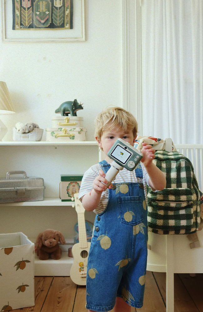 Magot Overalls - Lemon Denim