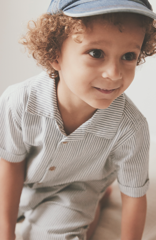 Shirt SS YD Stripe - Bering Sea