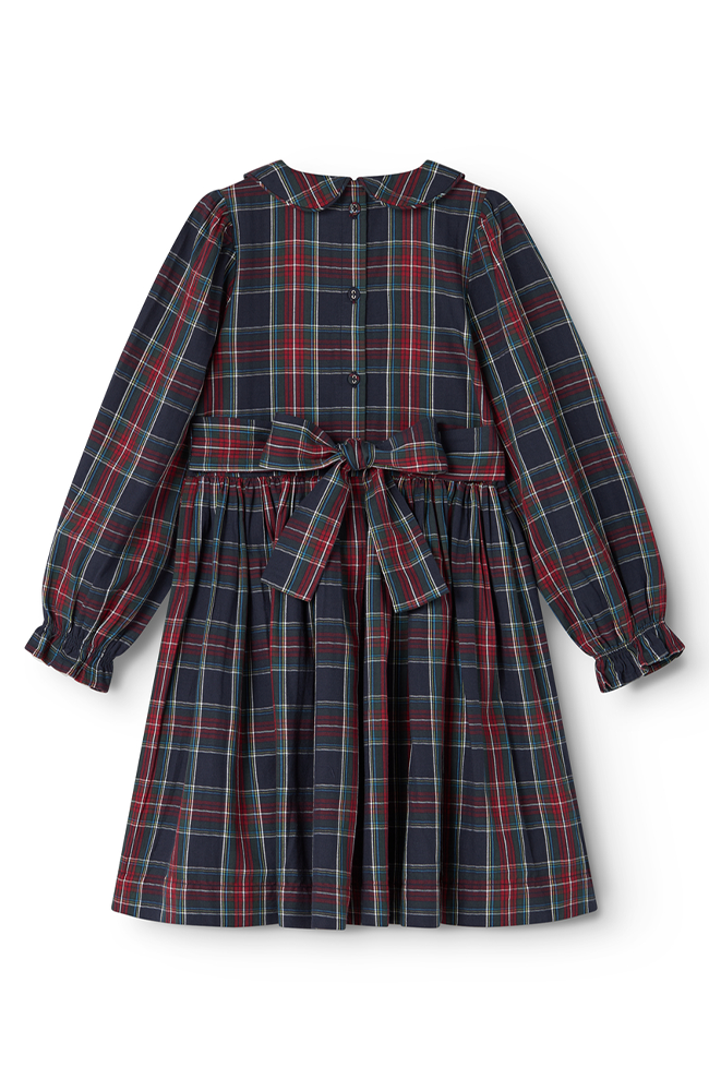 Delice Check Dress - Pilot Navy Check