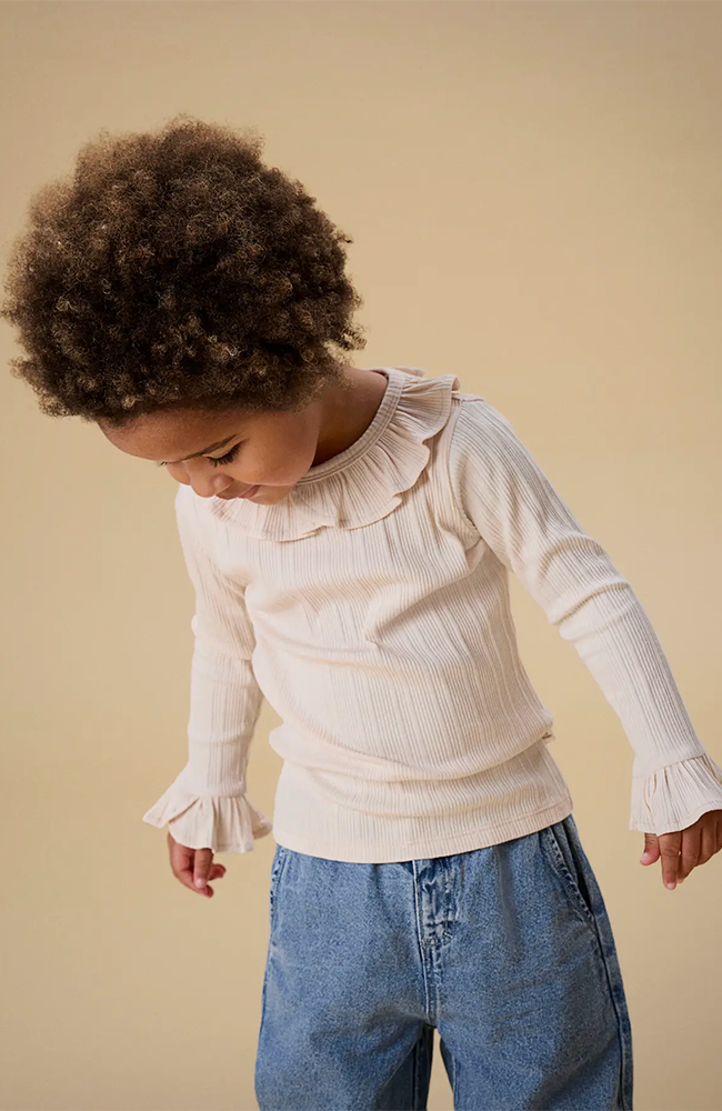 Tansy LS Slim Top - Novelle Peach