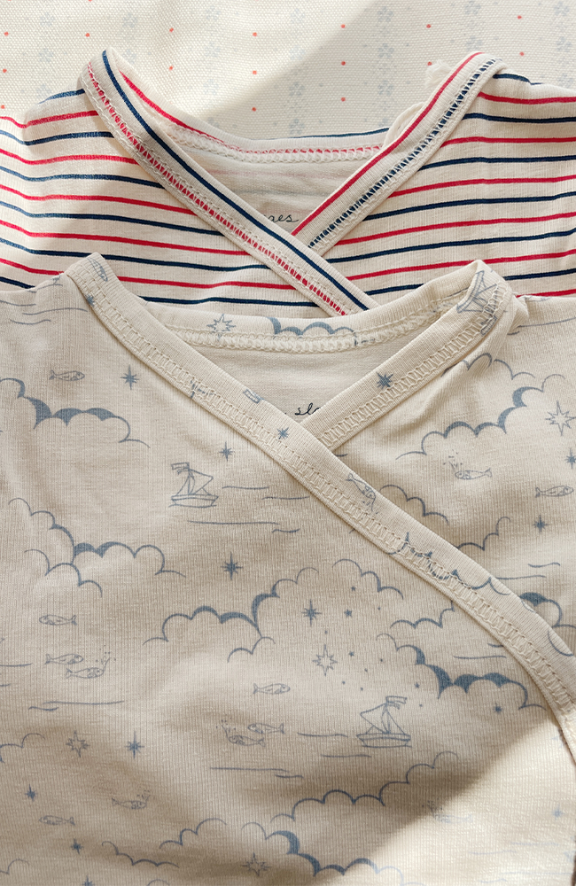 Basic Long Sleeve Body - Stripe Tricolore Petit