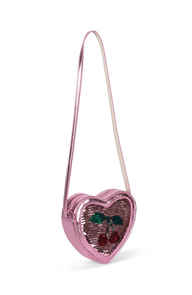 Tut Heart Sequin Bag - Rose