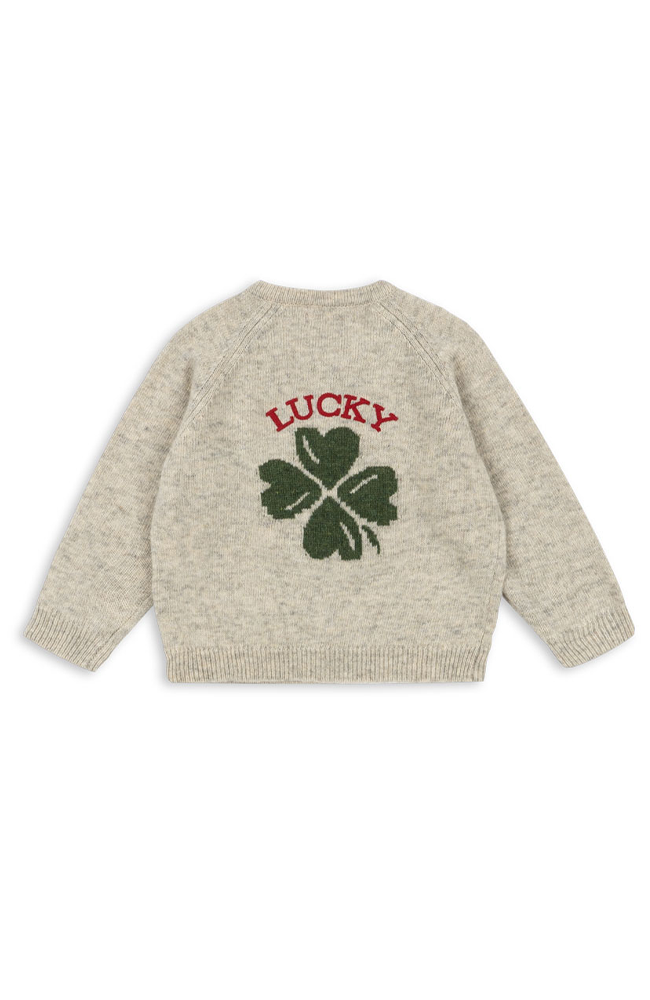 Billi Knit Cardigan - Off White Melange