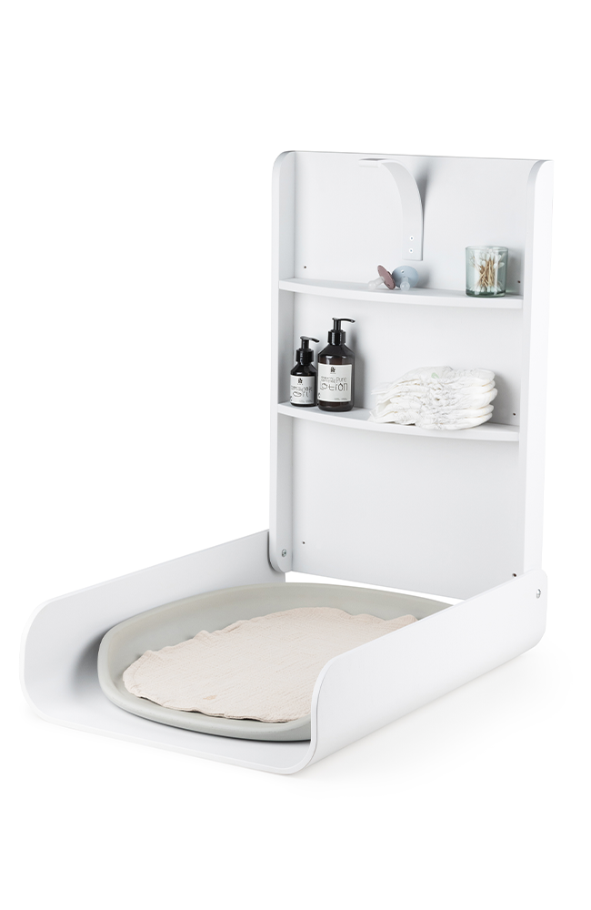 Sebra Väggskötbord - Classic White