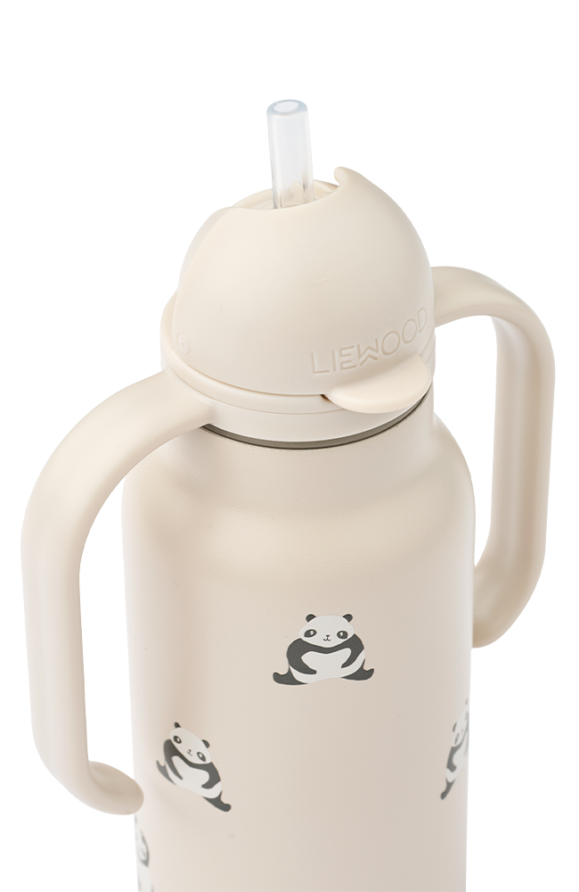 Kimmie Water Bottle 250 ml - Mini Panda/Sandy