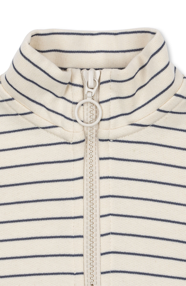 Lou Half Zip Sweatshirt - Flintstone Stripe