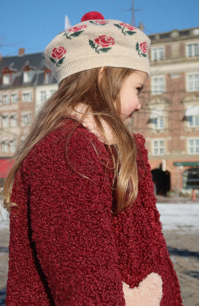 Belou Knit Beret - Rose
