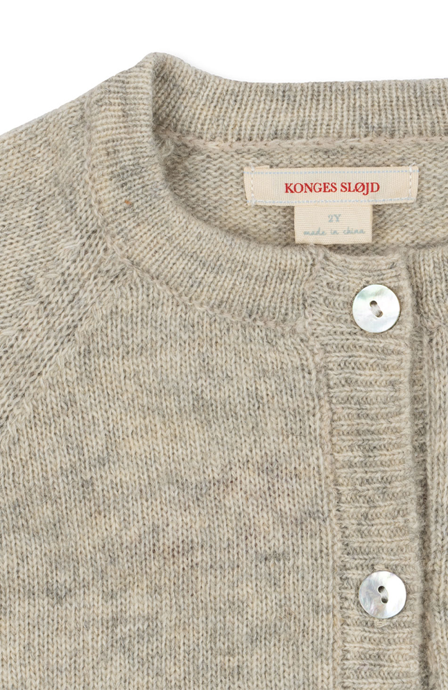 Billi Knit Cardigan - Off White Melange