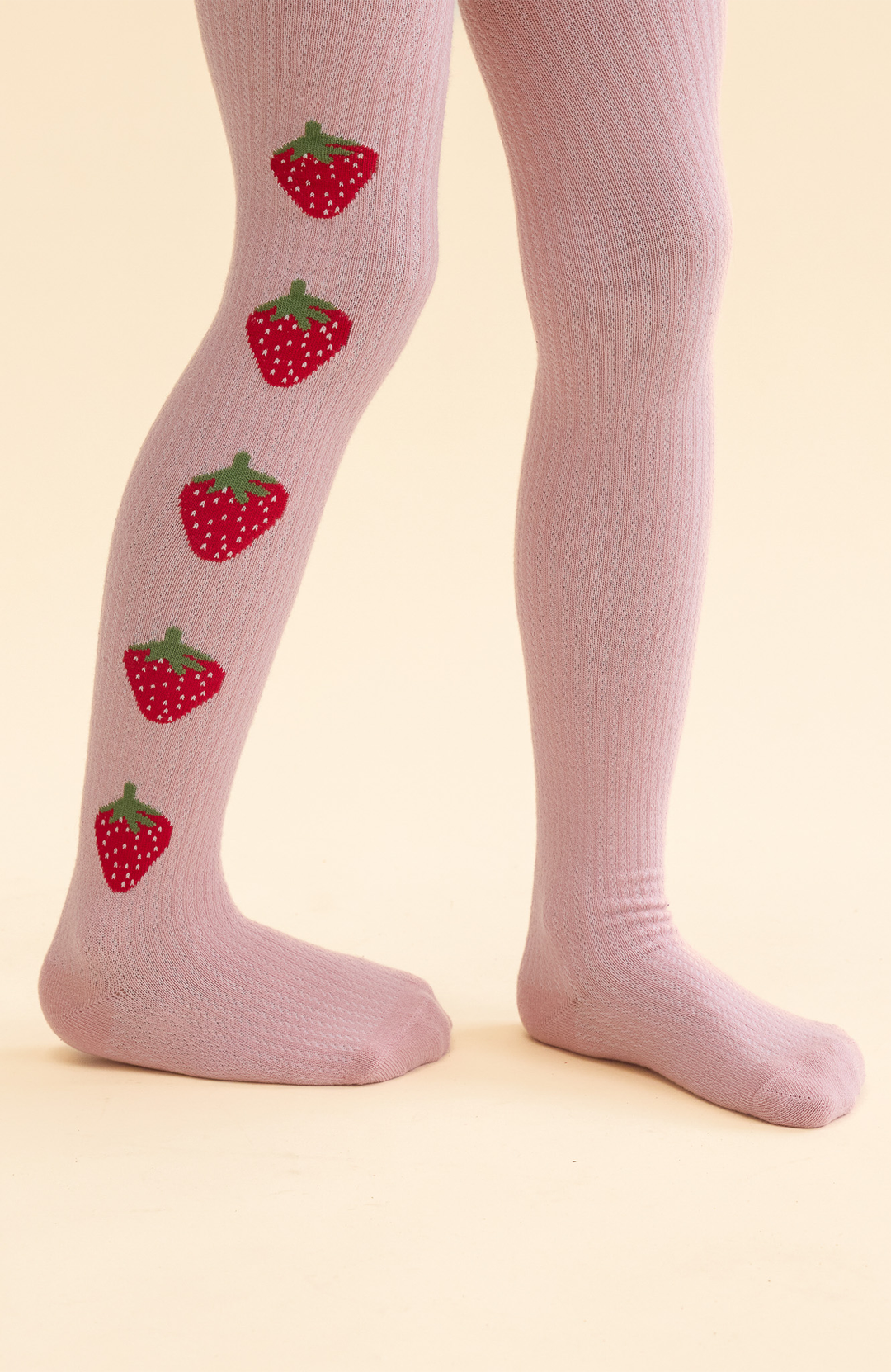 Vera Tights 2-pack - Pointelle Berry