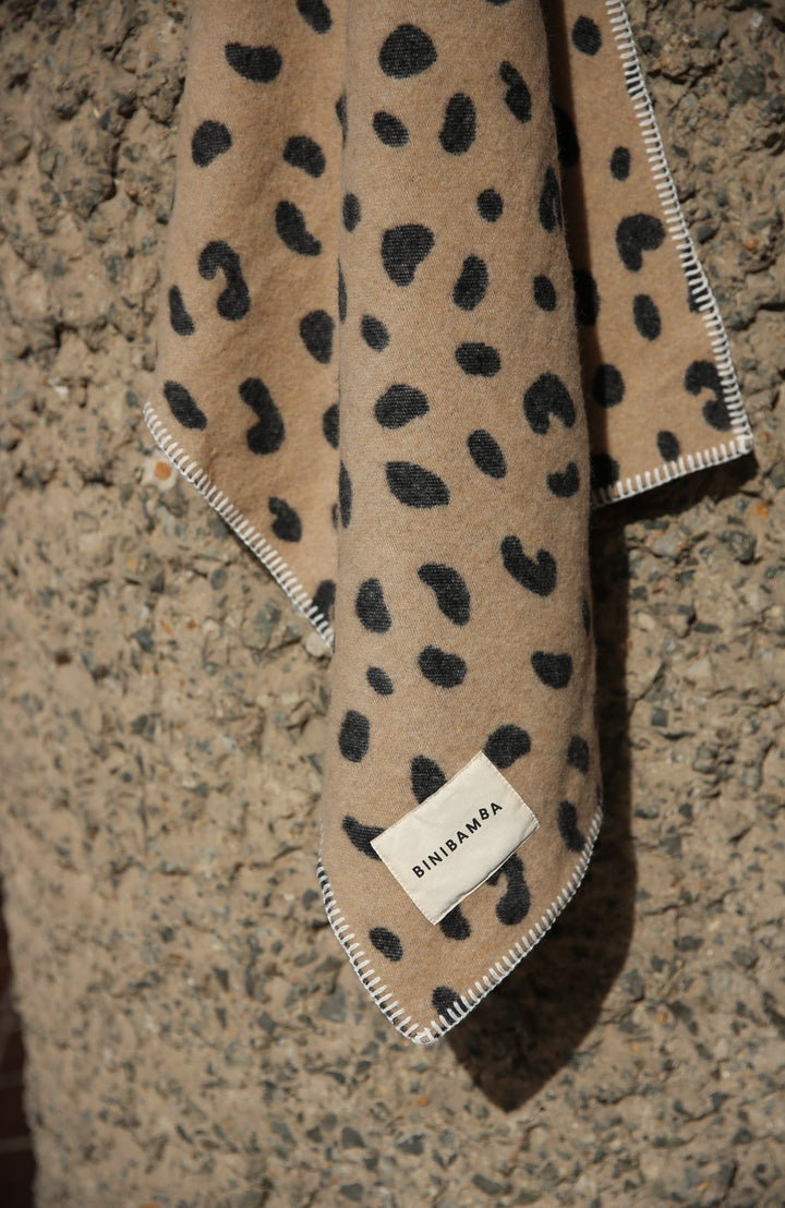 Merino Biniblanket - Leopard