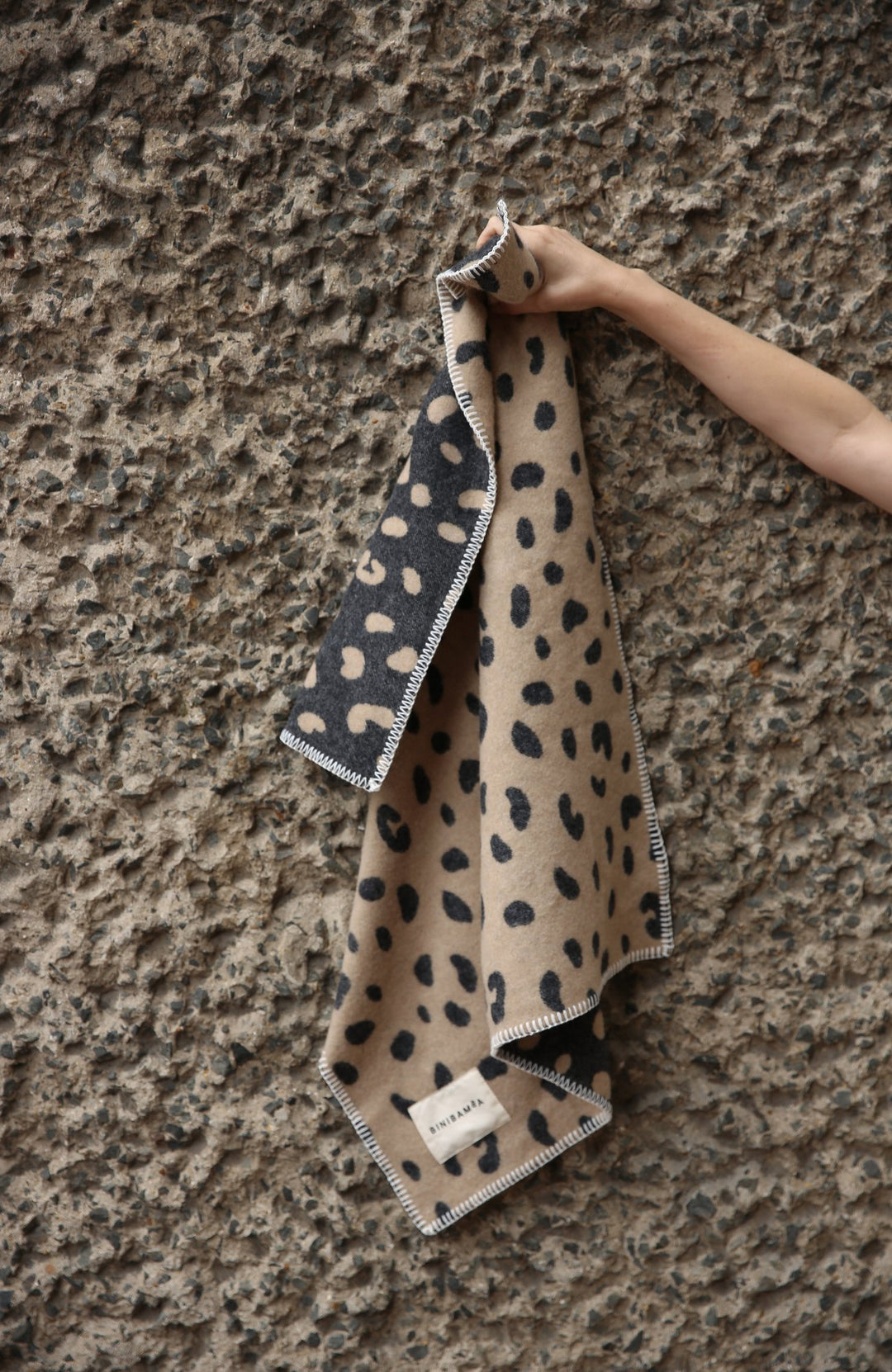 Merino Biniblanket - Leopard