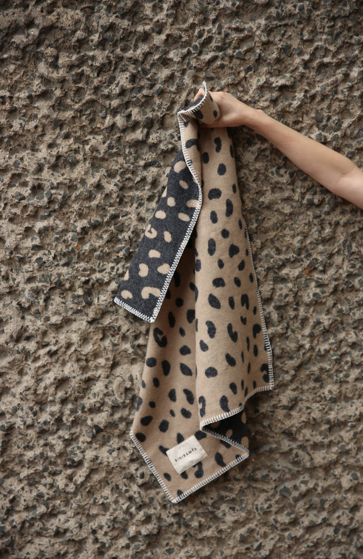 Merino Biniblanket - Leopard