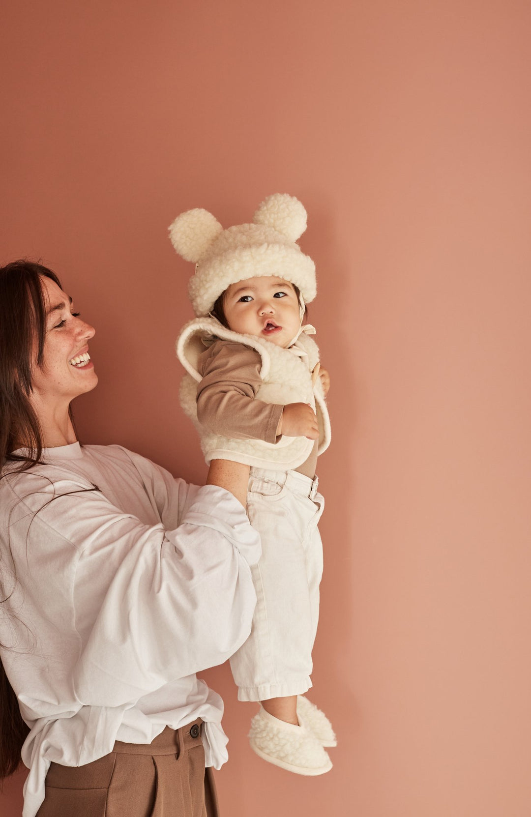 Merino Snugglevest - Milk