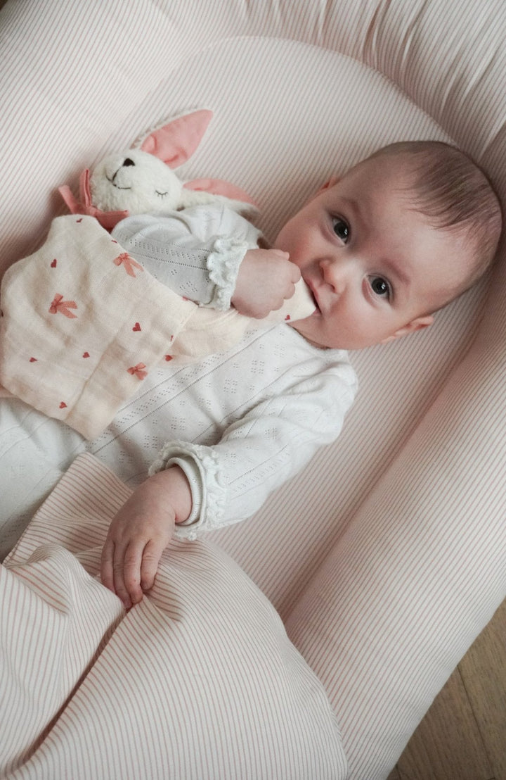 Babynest - Classic Stripes Rose - detalj 2